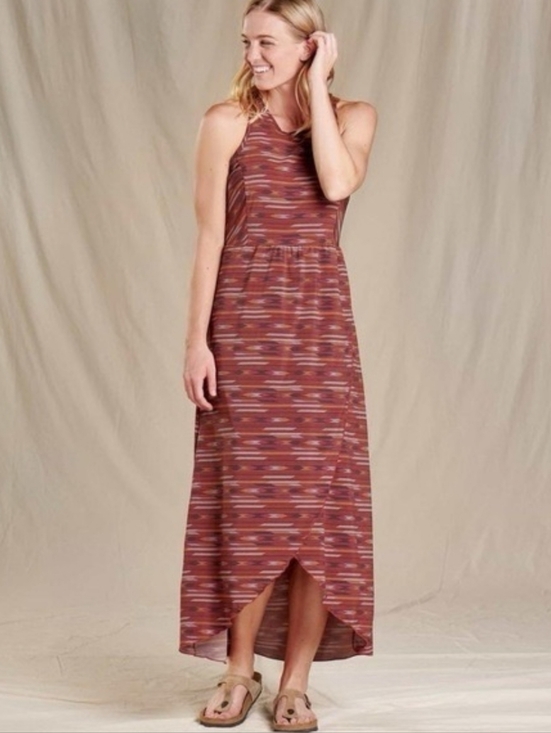Toad&Co Dresses & Skirts - Toad&Co Sunkissed Maxi Dress Striped Aztec  Southwestern